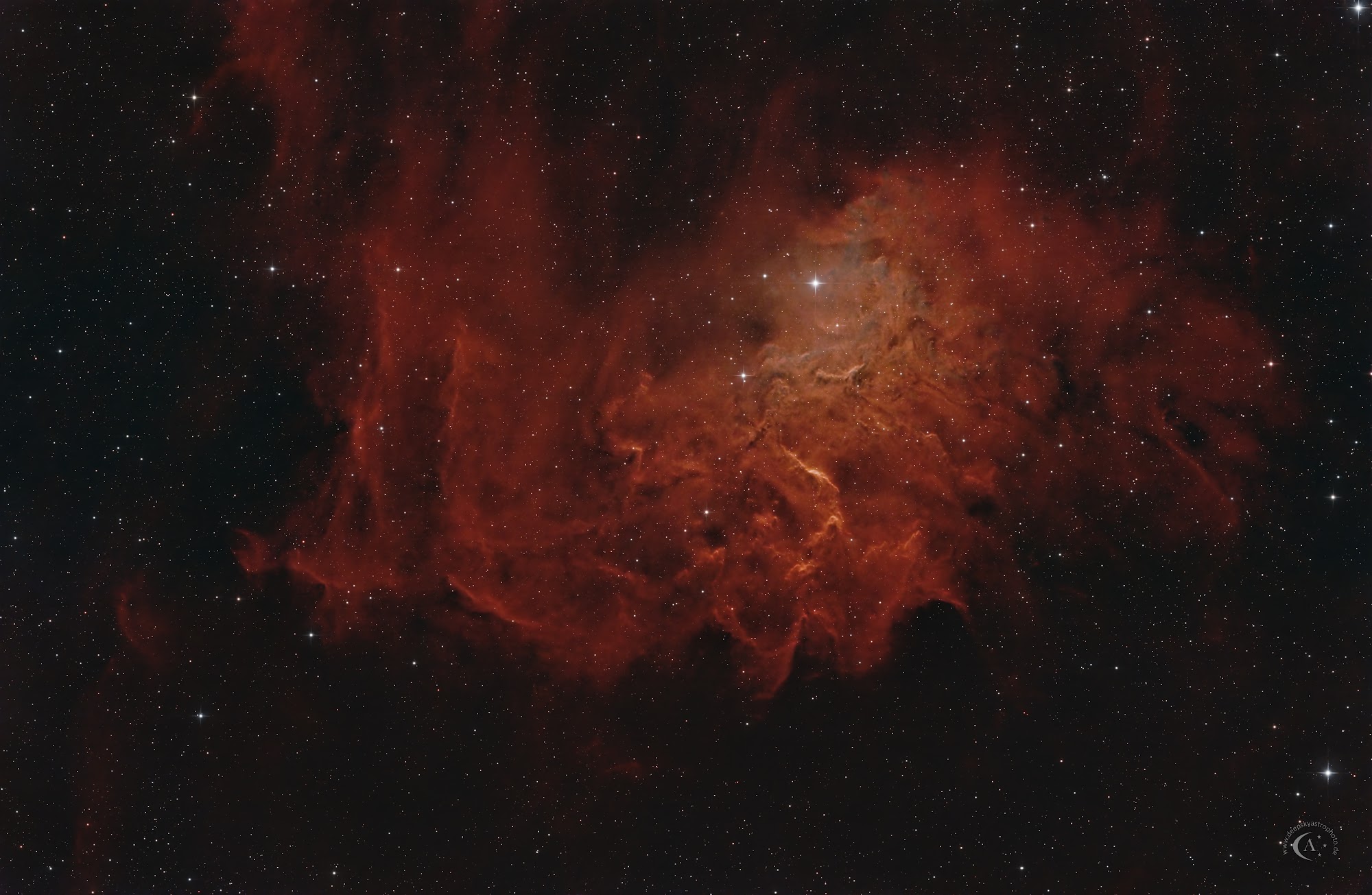 IC 405 – Flammender Stern