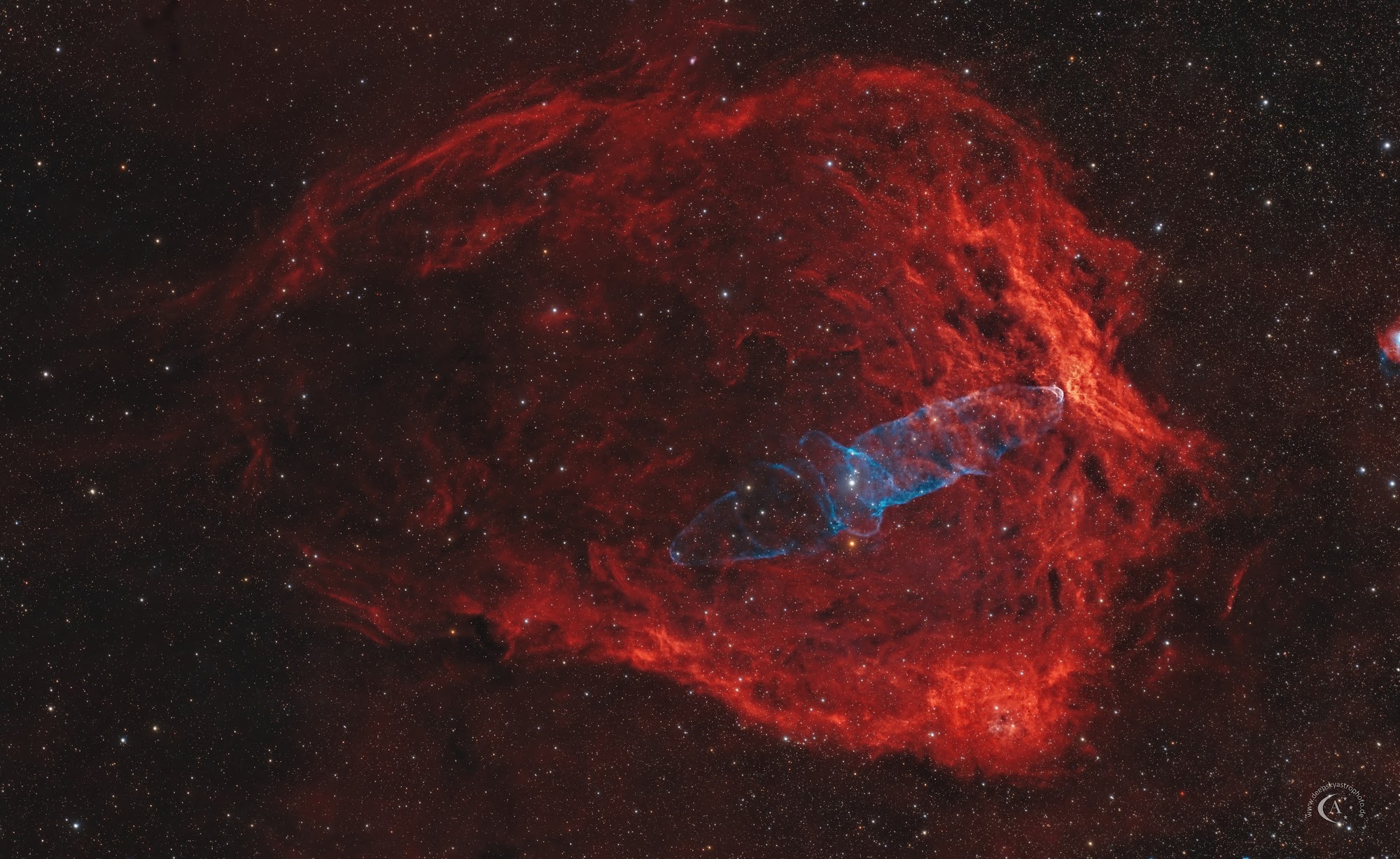 Sh 2-129 und Ou 4 – Fliegende Fledermaus mit Tintenfischnebel