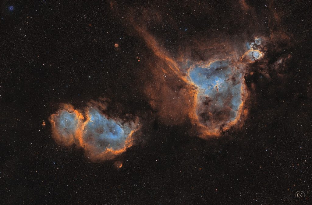 IC 1848 – Seelennebel und IC 1805 – Herznebel