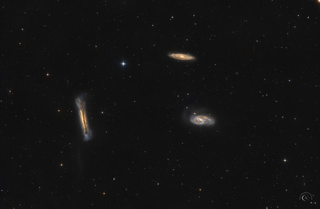 Leo-Triplett (M65, M66, NGC 3628)