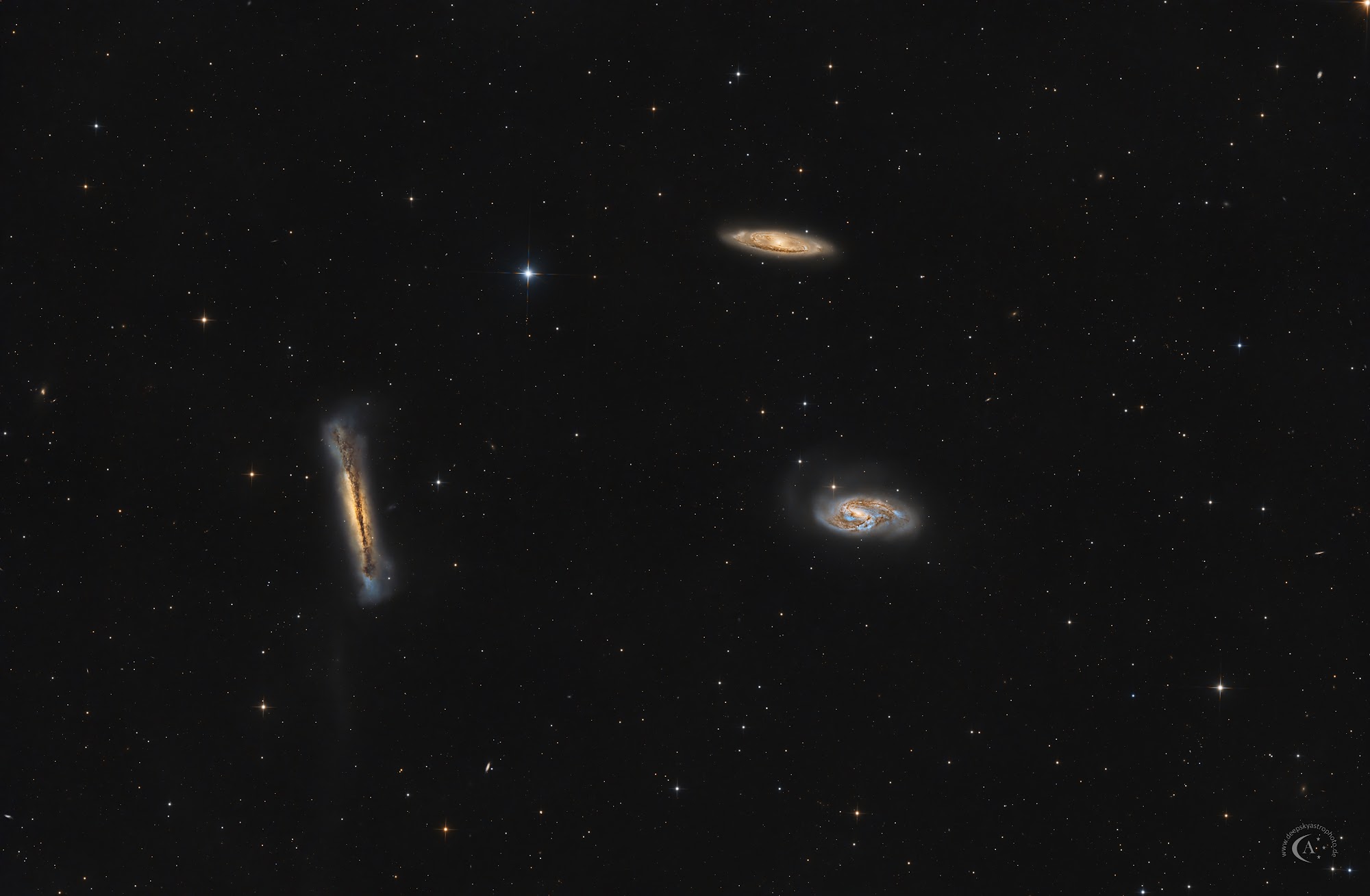 Leo-Triplett (M65, M66, NGC 3628)