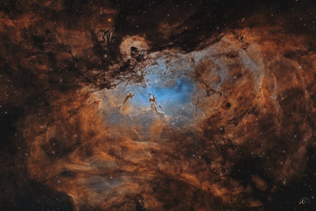 M16 – Adlernebel mit den Säulen der Schöpfung