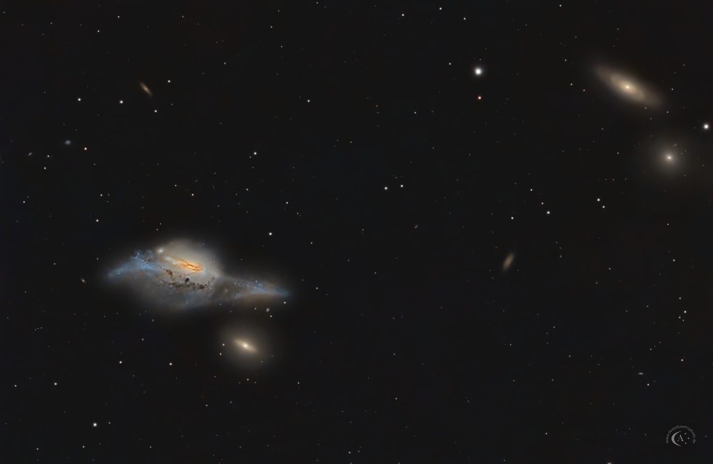 NGC 4438 – The Eyes Galaxies