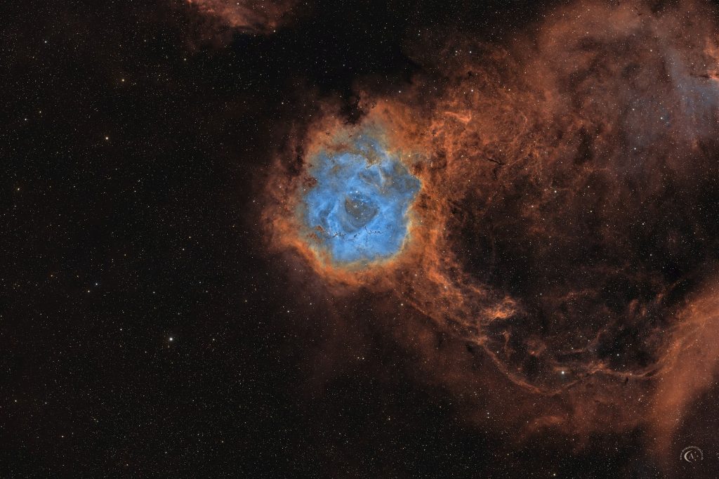 NGC 2237 – Rosettennebel mit Umfeld