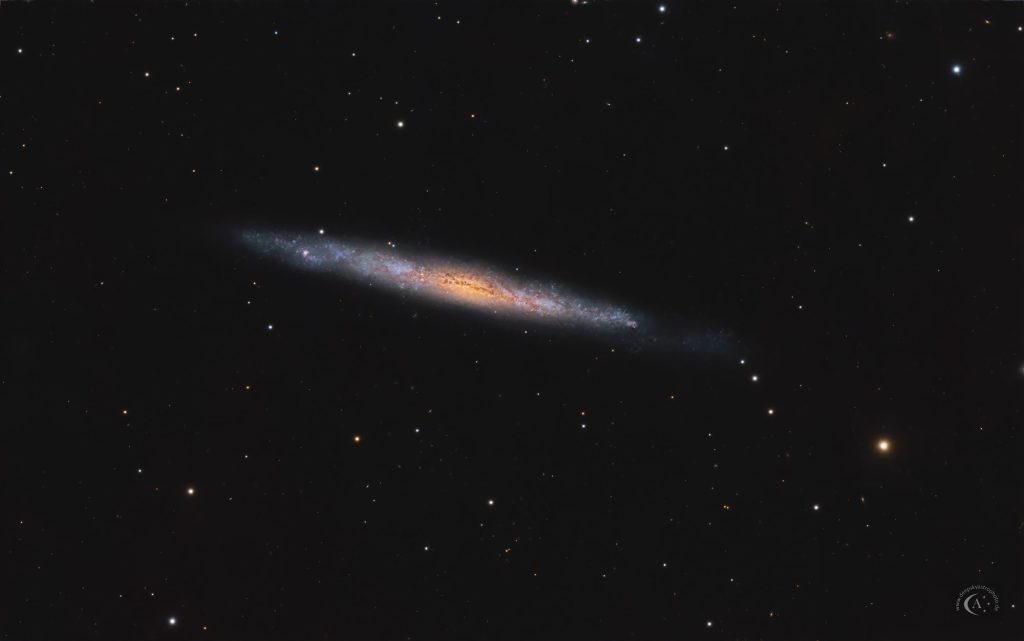 NGC 4244 – Silbernadelgalaxie