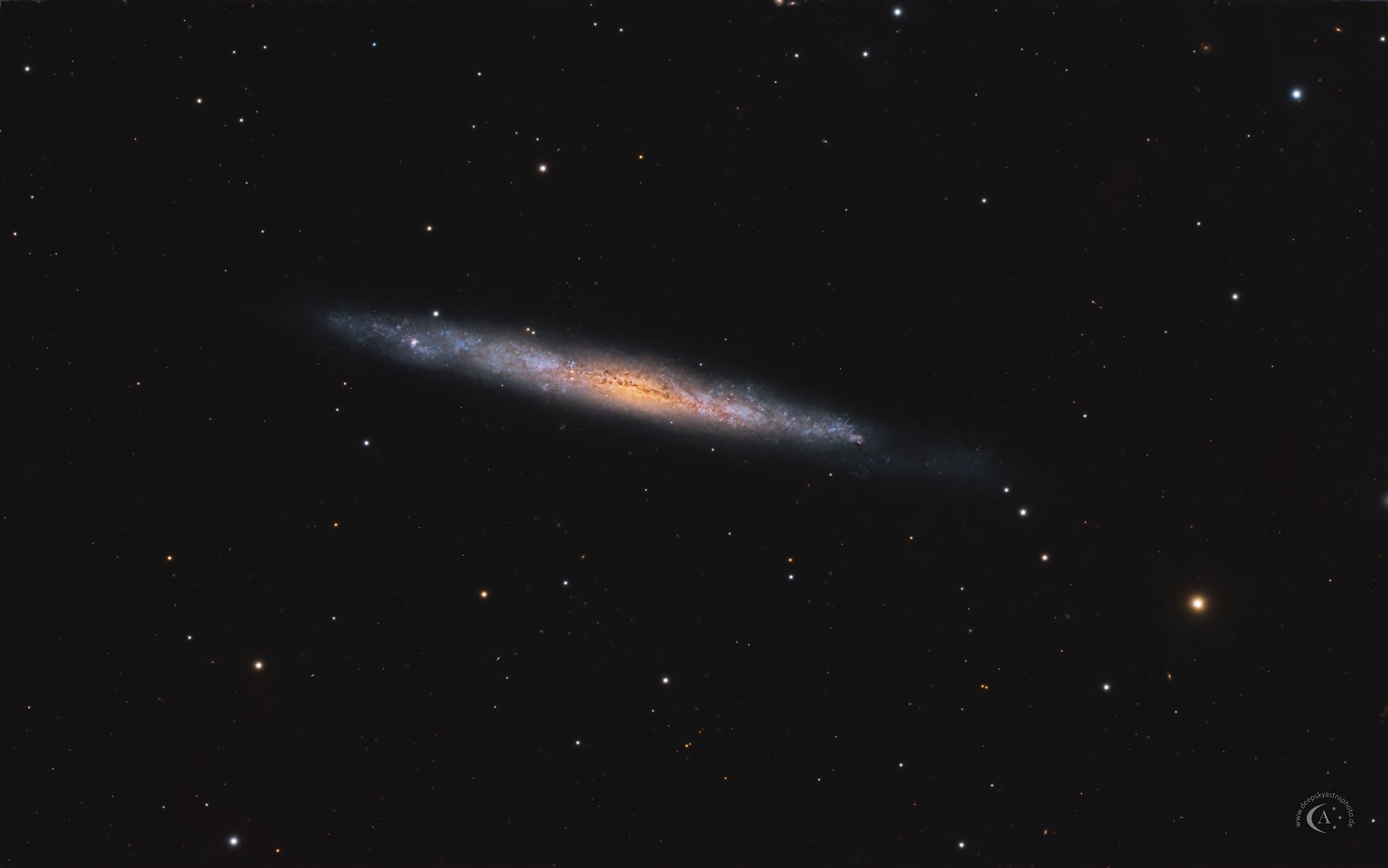 NGC 4244 – Silbernadelgalaxie