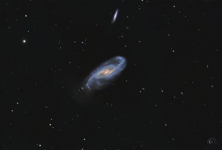 Balken-Spiralgalaxie NGC 4536 im Sternbild Jungfrau