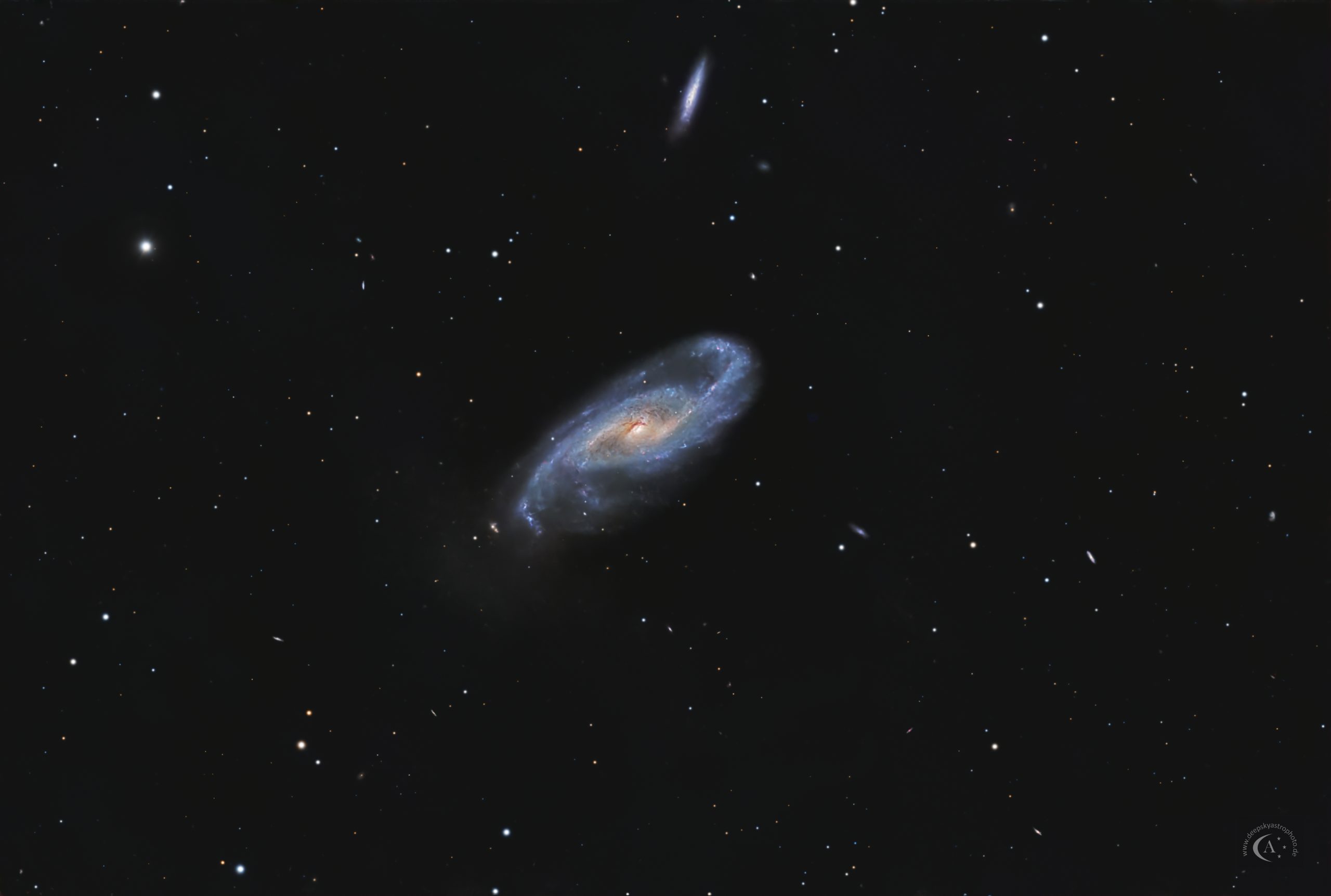 Balken-Spiralgalaxie NGC 4536 im Sternbild Jungfrau