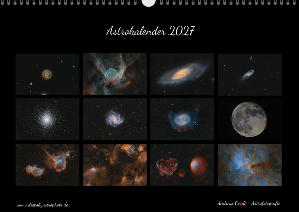 Astrokalender 2027 - Übersicht
